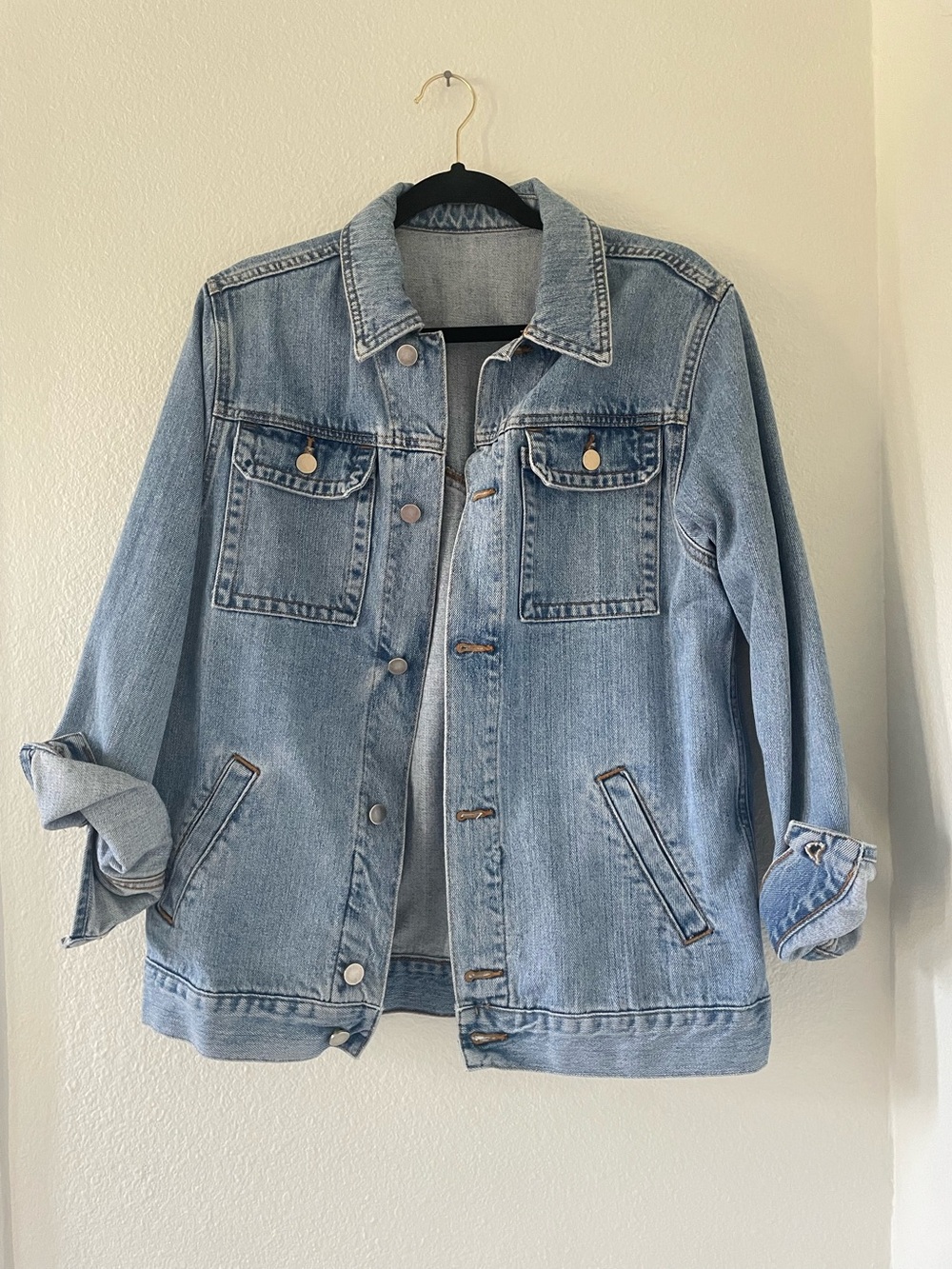 ASOS oversized denim jacket 4